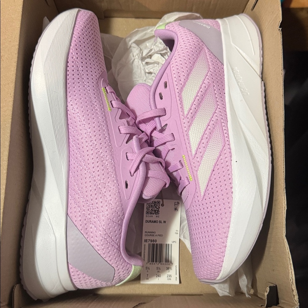 Adidas Women’s Light Pink Sneakers - Picture 8 of 9